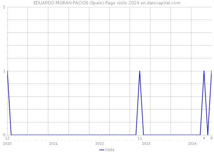 EDUARDO MORAN PACIOS (Spain) Page visits 2024 