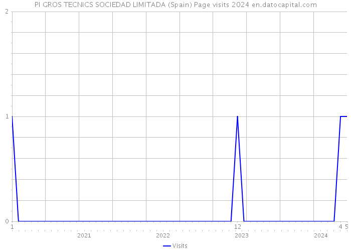 PI GROS TECNICS SOCIEDAD LIMITADA (Spain) Page visits 2024 