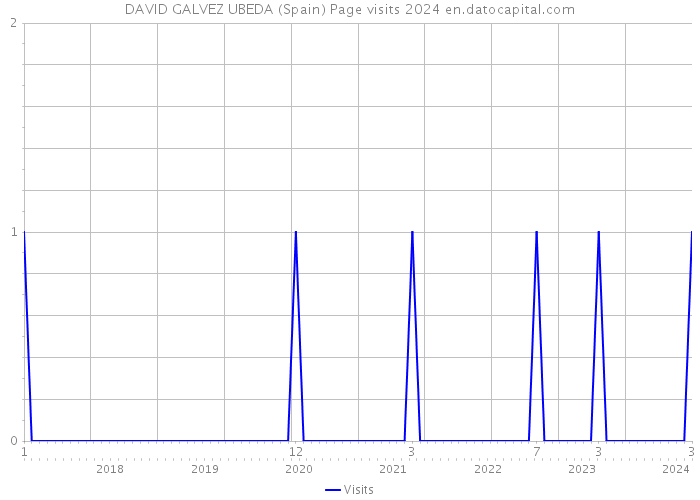 DAVID GALVEZ UBEDA (Spain) Page visits 2024 