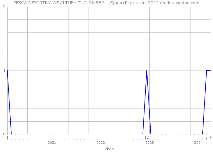 PESCA DEPORTIVA DE ALTURA TUCUNARE SL. (Spain) Page visits 2024 