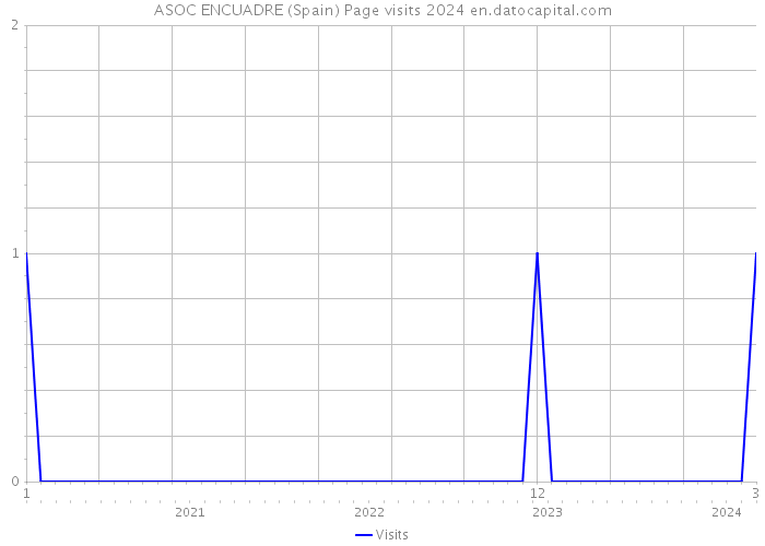 ASOC ENCUADRE (Spain) Page visits 2024 