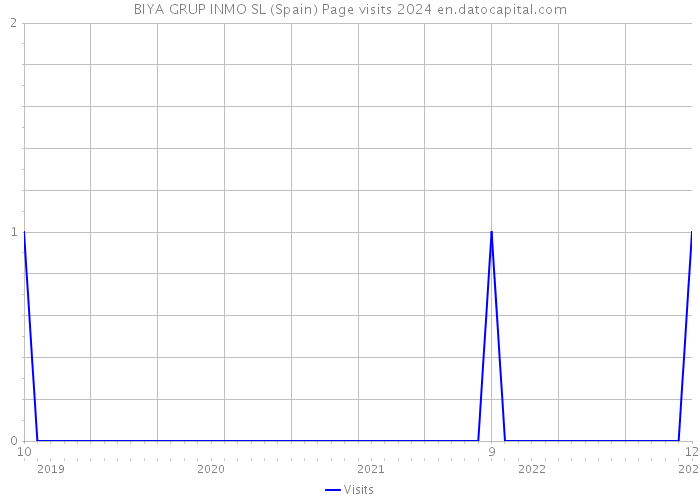 BIYA GRUP INMO SL (Spain) Page visits 2024 