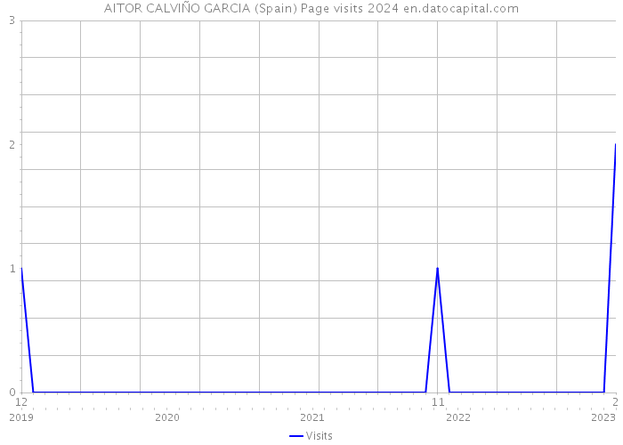 AITOR CALVIÑO GARCIA (Spain) Page visits 2024 