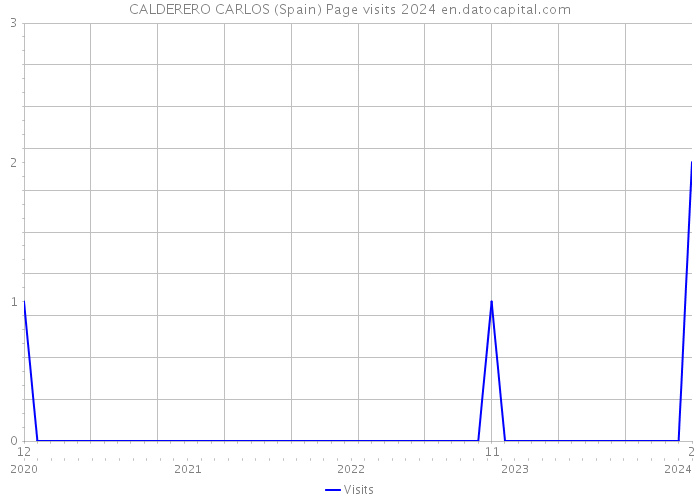 CALDERERO CARLOS (Spain) Page visits 2024 