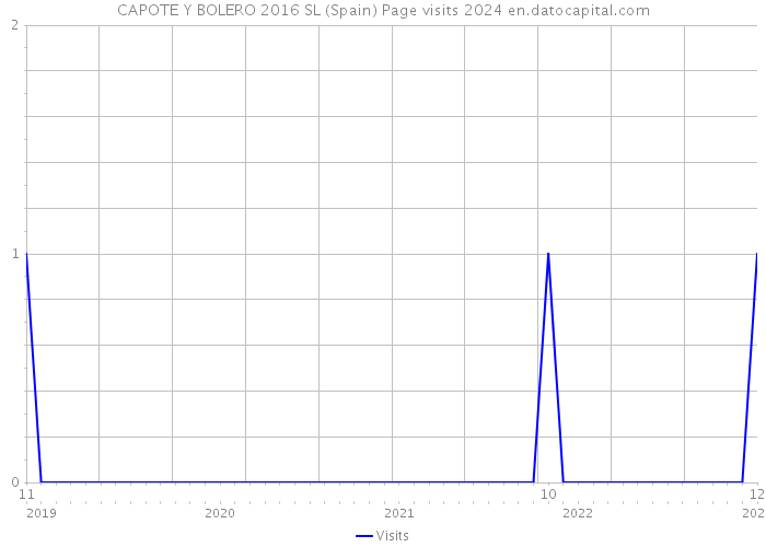 CAPOTE Y BOLERO 2016 SL (Spain) Page visits 2024 