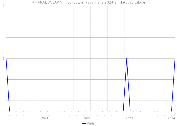 TAMARAL SOLAR VI F SL (Spain) Page visits 2024 