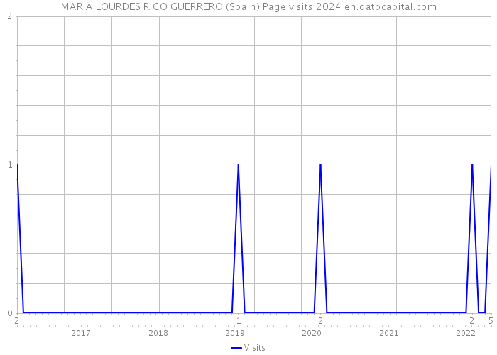 MARIA LOURDES RICO GUERRERO (Spain) Page visits 2024 