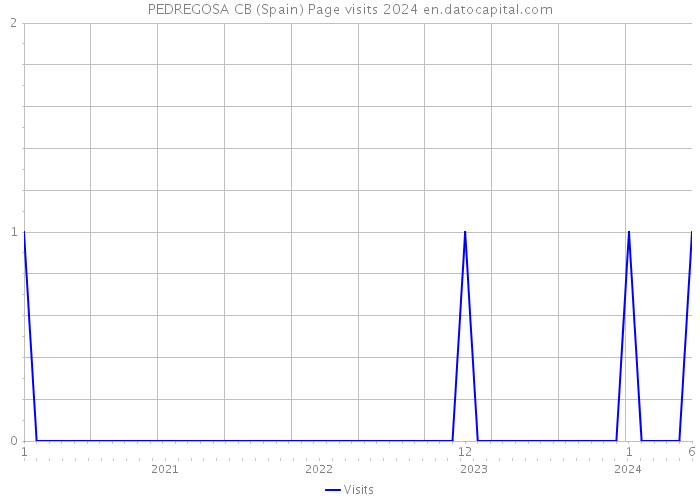 PEDREGOSA CB (Spain) Page visits 2024 