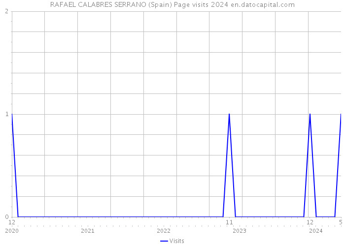 RAFAEL CALABRES SERRANO (Spain) Page visits 2024 