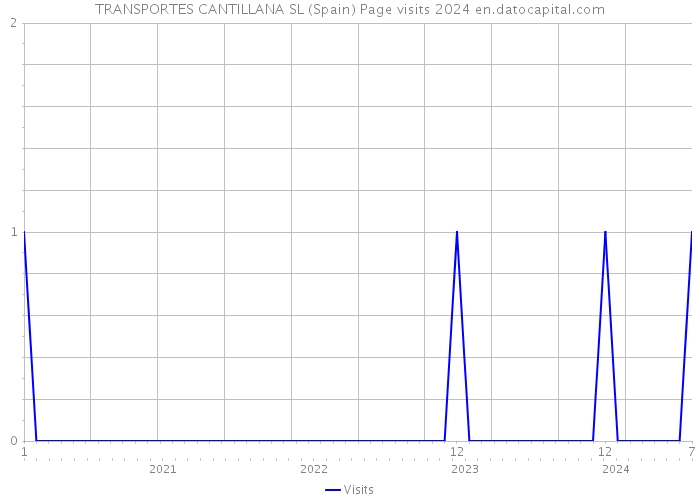 TRANSPORTES CANTILLANA SL (Spain) Page visits 2024 