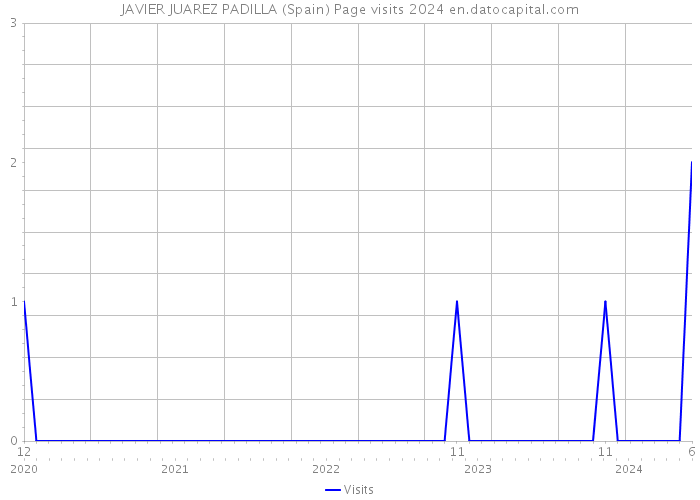 JAVIER JUAREZ PADILLA (Spain) Page visits 2024 
