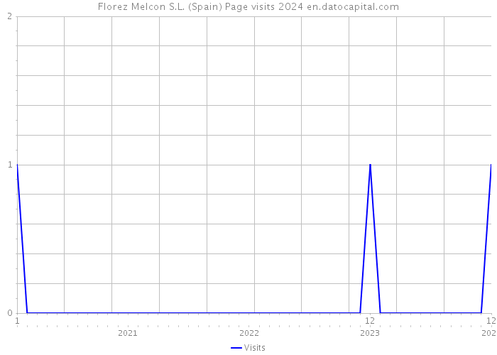 Florez Melcon S.L. (Spain) Page visits 2024 