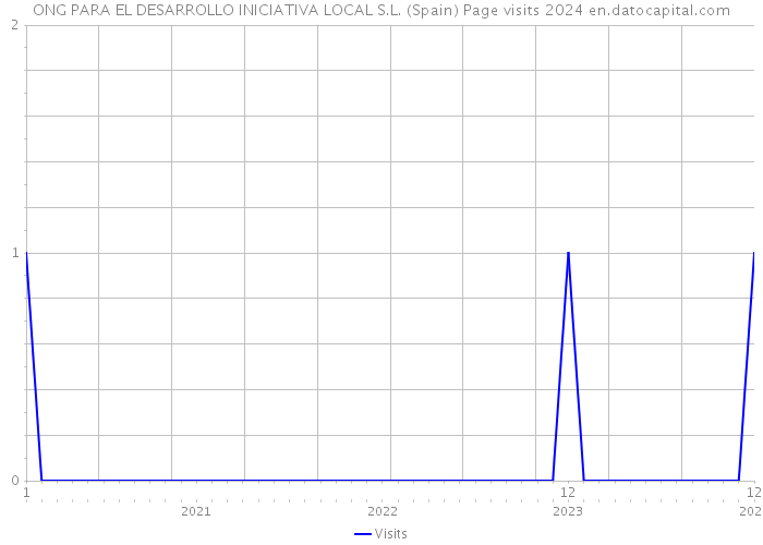 ONG PARA EL DESARROLLO INICIATIVA LOCAL S.L. (Spain) Page visits 2024 
