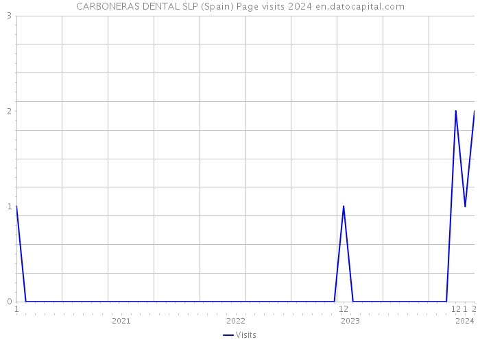 CARBONERAS DENTAL SLP (Spain) Page visits 2024 