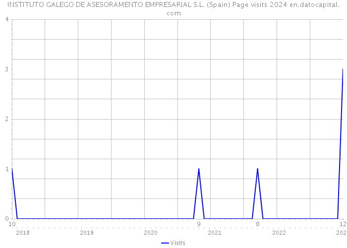 INSTITUTO GALEGO DE ASESORAMENTO EMPRESARIAL S.L. (Spain) Page visits 2024 