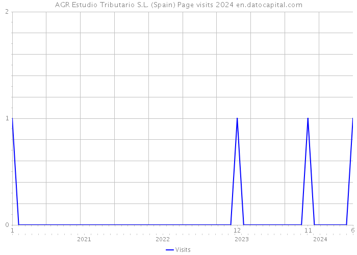 AGR Estudio Tributario S.L. (Spain) Page visits 2024 