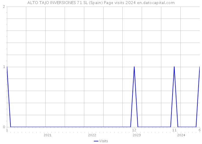 ALTO TAJO INVERSIONES 71 SL (Spain) Page visits 2024 