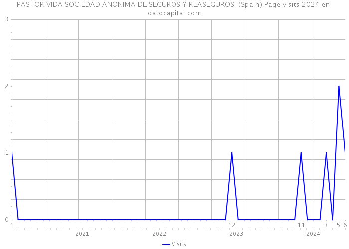 PASTOR VIDA SOCIEDAD ANONIMA DE SEGUROS Y REASEGUROS. (Spain) Page visits 2024 