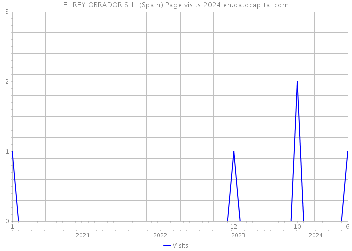 EL REY OBRADOR SLL. (Spain) Page visits 2024 