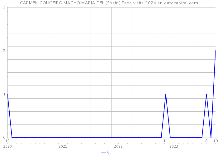 CARMEN COUCEIRO MACHO MARIA DEL (Spain) Page visits 2024 
