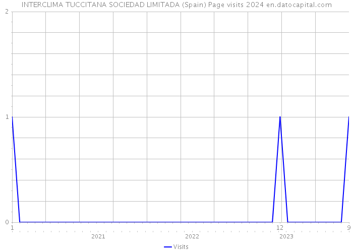 INTERCLIMA TUCCITANA SOCIEDAD LIMITADA (Spain) Page visits 2024 