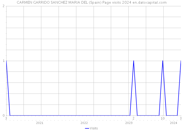 CARMEN GARRIDO SANCHEZ MARIA DEL (Spain) Page visits 2024 