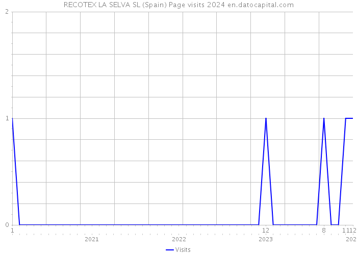 RECOTEX LA SELVA SL (Spain) Page visits 2024 