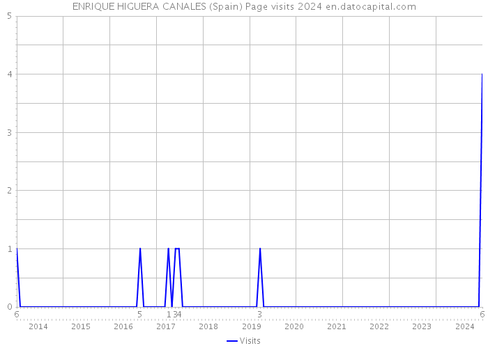 ENRIQUE HIGUERA CANALES (Spain) Page visits 2024 