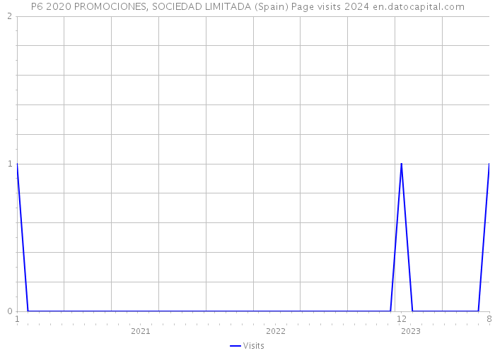 P6 2020 PROMOCIONES, SOCIEDAD LIMITADA (Spain) Page visits 2024 