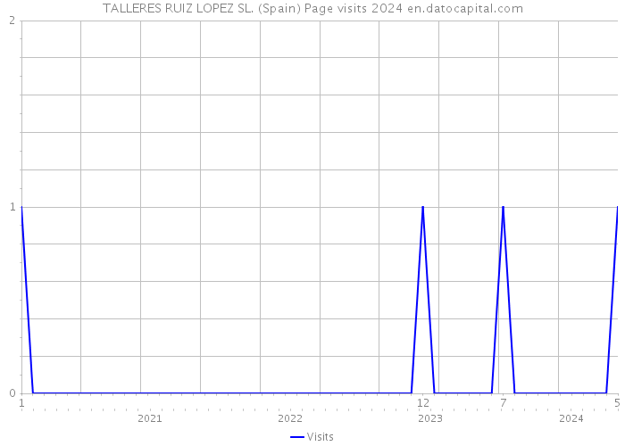 TALLERES RUIZ LOPEZ SL. (Spain) Page visits 2024 