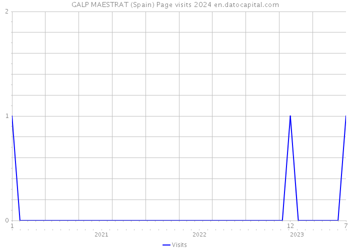 GALP MAESTRAT (Spain) Page visits 2024 