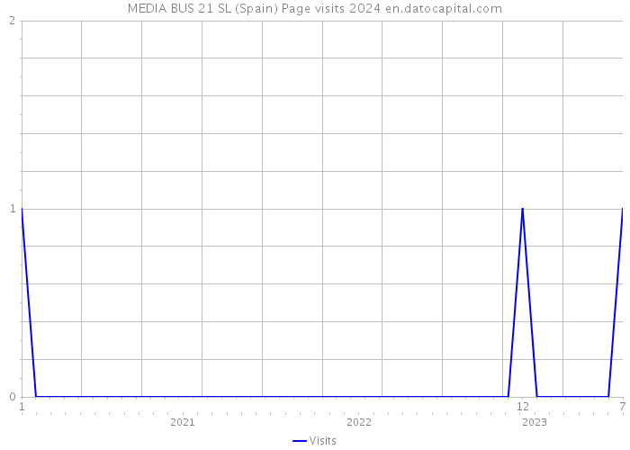 MEDIA BUS 21 SL (Spain) Page visits 2024 