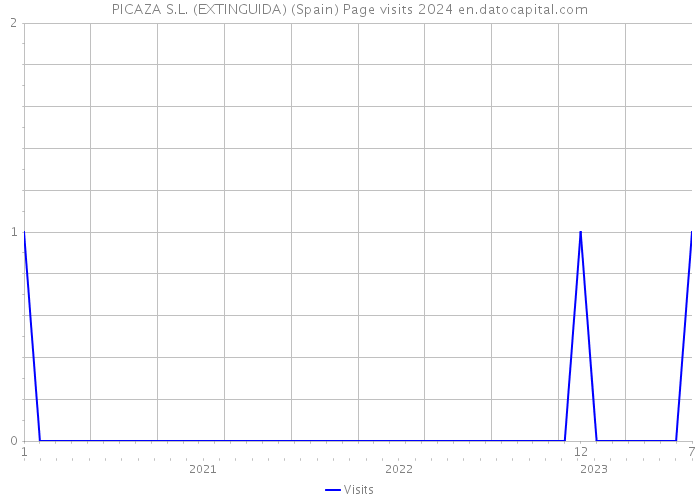 PICAZA S.L. (EXTINGUIDA) (Spain) Page visits 2024 