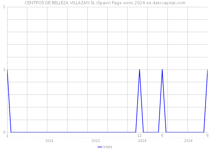 CENTROS DE BELLEZA VILLAZAN SL (Spain) Page visits 2024 