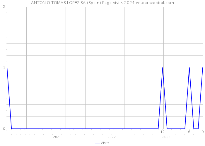 ANTONIO TOMAS LOPEZ SA (Spain) Page visits 2024 