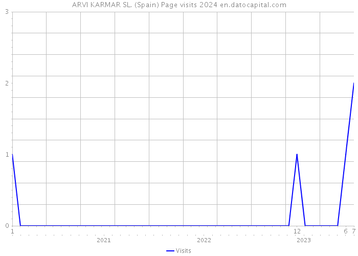ARVI KARMAR SL. (Spain) Page visits 2024 