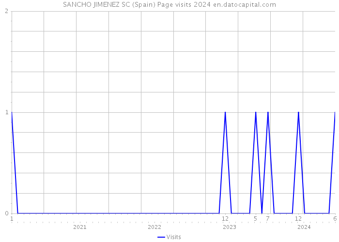 SANCHO JIMENEZ SC (Spain) Page visits 2024 