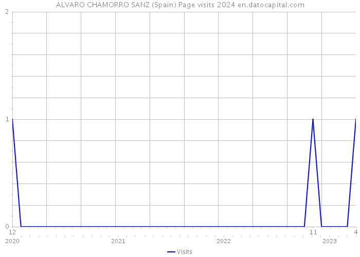 ALVARO CHAMORRO SANZ (Spain) Page visits 2024 