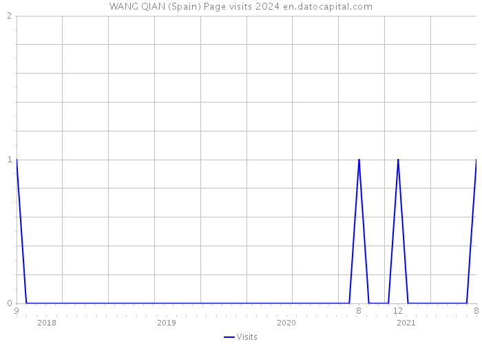 WANG QIAN (Spain) Page visits 2024 