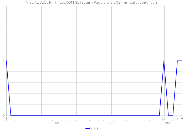 VISUAL SECURITI TELECOM SL (Spain) Page visits 2024 
