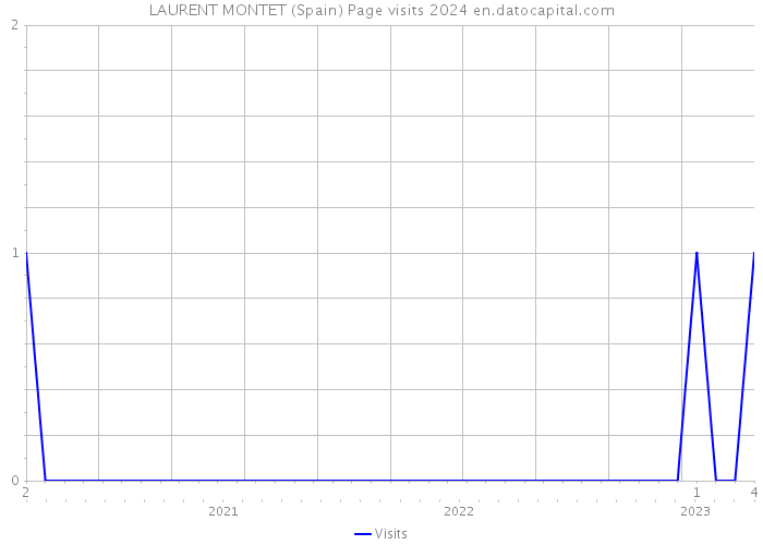 LAURENT MONTET (Spain) Page visits 2024 