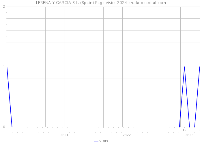 LERENA Y GARCIA S.L. (Spain) Page visits 2024 