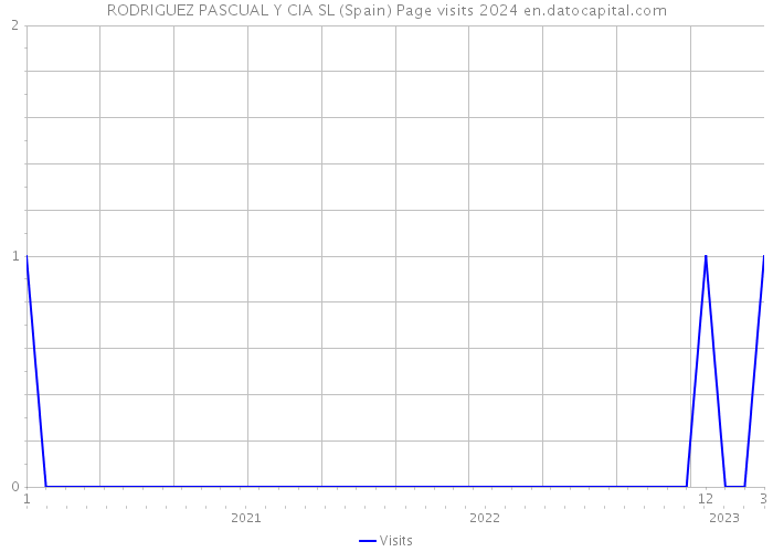 RODRIGUEZ PASCUAL Y CIA SL (Spain) Page visits 2024 