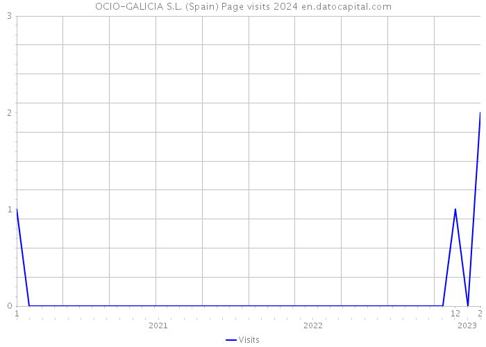 OCIO-GALICIA S.L. (Spain) Page visits 2024 