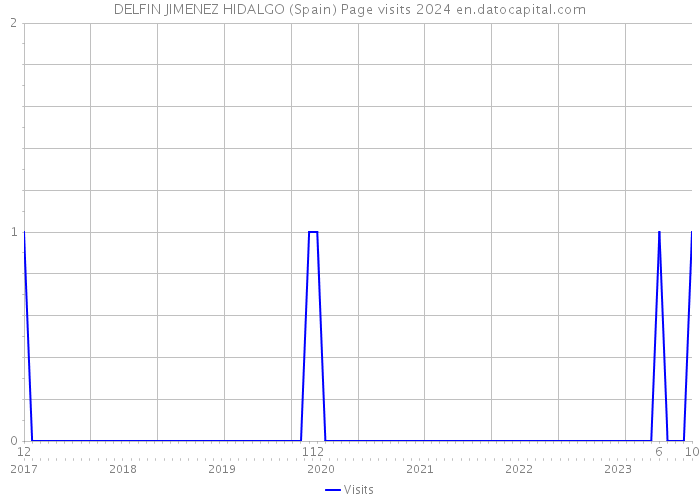 DELFIN JIMENEZ HIDALGO (Spain) Page visits 2024 