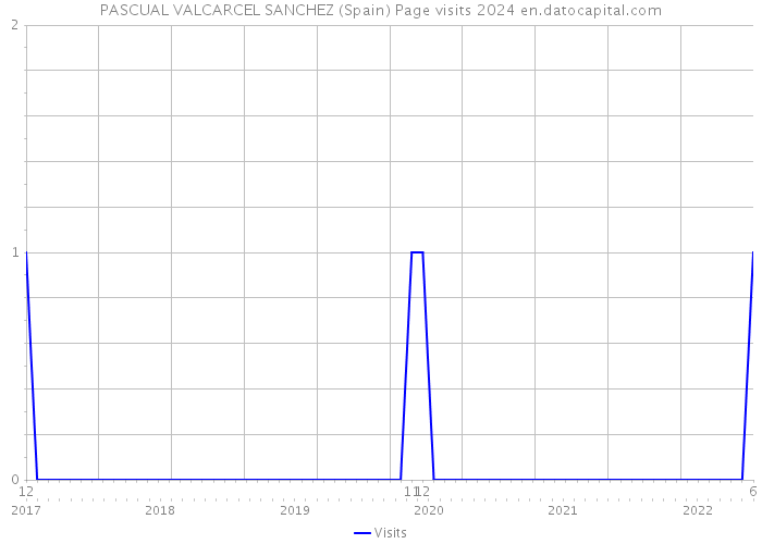 PASCUAL VALCARCEL SANCHEZ (Spain) Page visits 2024 