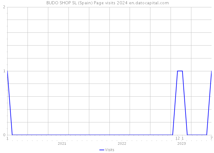  BUDO SHOP SL (Spain) Page visits 2024 