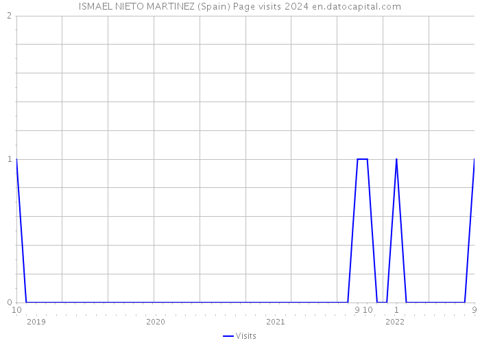 ISMAEL NIETO MARTINEZ (Spain) Page visits 2024 