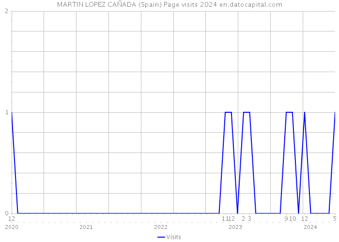 MARTIN LOPEZ CAÑADA (Spain) Page visits 2024 