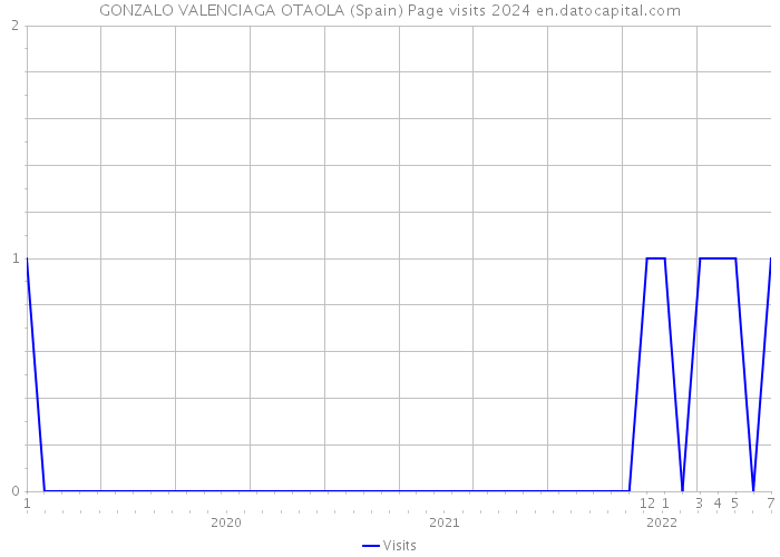 GONZALO VALENCIAGA OTAOLA (Spain) Page visits 2024 